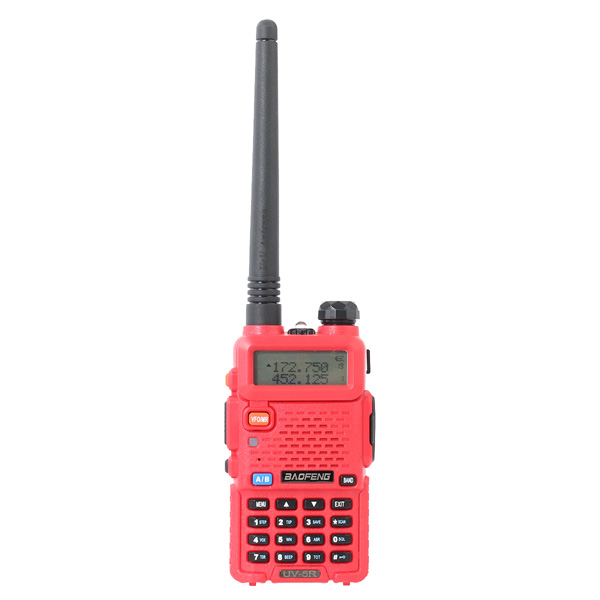 

BAOFENG UV-5R Red 136-174/400-480Mhz Dual Band UHF/VHF Walkie Talkie